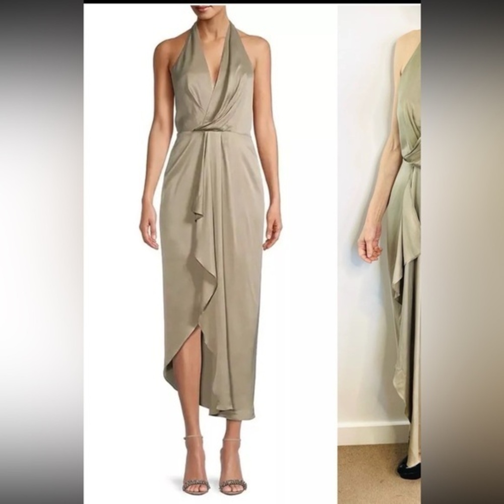 Significant Other size 4 Elaine cascading midi dress Designer